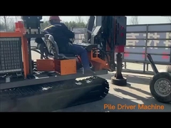 Máquina de condução de pilhas de guarda Pilha estática hidráulica Pilha de condução de vibração Martelo Pilha de perfuração