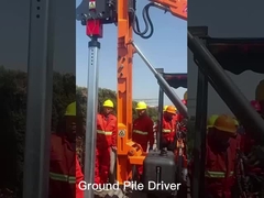 Equipamento de condução de pilhas de guarda Máquinas de construção Máquina hidráulica de condução de pilhas