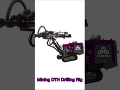 Máquina de perfuração de poços de rocha