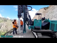 Máquina de condução de pilhas 360 graus Furo hidráulico Máquina de construção de pilhas solares