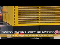 Compressor de ar de parafuso Mineração Diesel Compressor de ar de parafuso Máquina de compressão de ar portátil