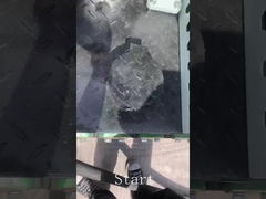 Motor de pilhas fotovoltaicas 360 graus Rotativo de furo de pilha de condução de plataforma hidráulica de pilhas solares