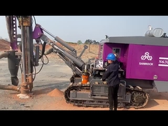 Instalação de perfuração de poços de explosão de superfície Equipamento de perfuração de mineração Instalação de perfuração hidráulica integrada DTH