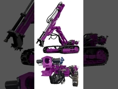 Perfuratriz Hidráulica 30m para Perfuração de Rochas com Explosivos, Máquina de Perfuração DTH, Perfuratriz sobre Esteiras