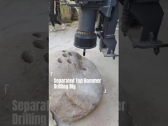 Máquina de Perfuração Top Hammer DTH para Mineração, Equipamento de Perfuração, Perfuratriz Hidráulica sobre Esteiras