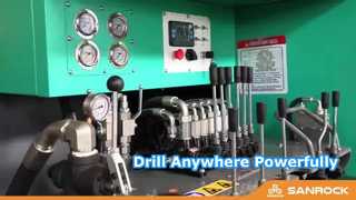 Máquina de perfuração hidráulica da esteira rolante DTH do equipamento de perfuração da rocha dura da mineração do equipamento de perfuração