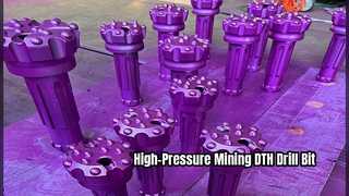 Broca de mineração DTH DHD340 DHD350 DHD360 Ferramentas de perfuração de rocha dura Broca de botão