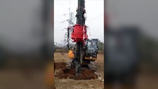 Equipamento de perfuração rotativa profunda de 15m, equipamento de perfuração municipal de construção de rodovias, equipamento de perfuração rotativa sobre esteiras