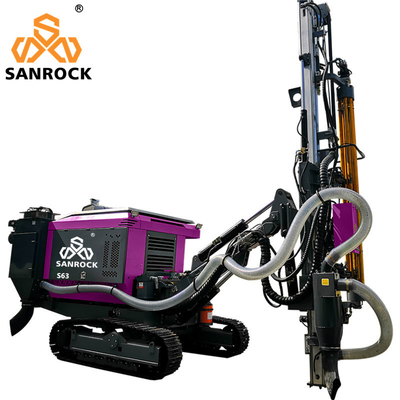 Qualidade  Hydraulic Rotary Borehole Integrated Drilling Equipment Mining Crawler DTH Drilling Rig Fábrica