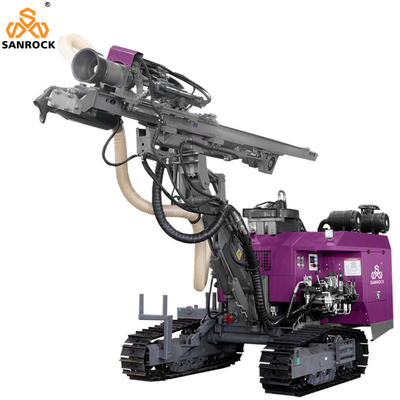 Qualidade  Top Hammer Hard Rock Mining Hydraulic DTH Drill Rig with 22kw Max.Impulse Power Fábrica