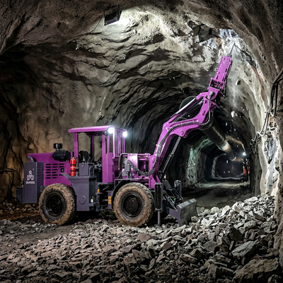 Qualidade  Dust Removal Mining Tunnel Drilling Rig Rock Breaking and Scaling Functions Underground Scaling Drilling Machine Fábrica