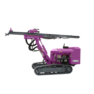 DTH Rig de perfuração de rocha Blast Hole Rig de perfuração profundidade 20m Máquinas de mineração Crawler máquina de perfuração