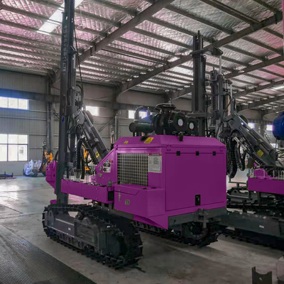 esteira rolante giratória hidráulica da máquina de perfuração de 78kw DTH que fura Rig Mining Machinery