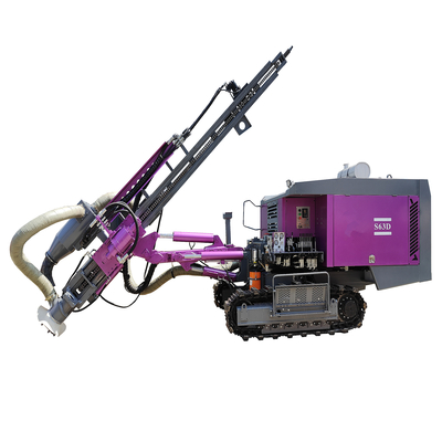 Perfuração de furo integrada hidráulica de mineração Rig Machine do motor diesel do equipamento 206KW