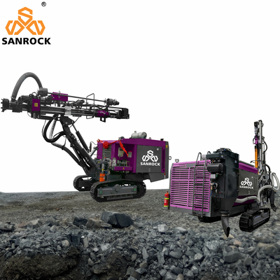 194kw integrou o equipamento da perfuração que mina a esteira rolante giratória DTH da perfuração que fura Rig Machine