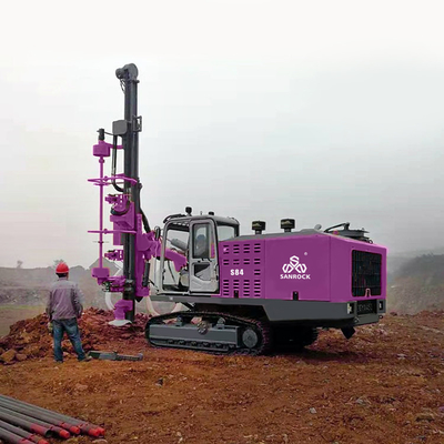 A perfuração Rig Equipment Engine 162KW da esteira rolante DTH integrou o equipamento de furo hidráulico de mineração