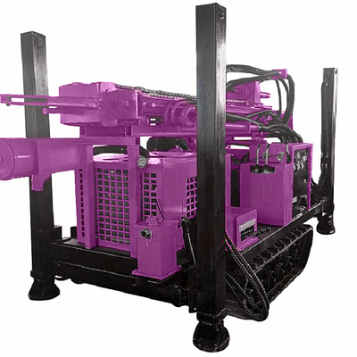 Máquina de Perfuração de Água 60KW Motor Diesel Rastejador Equipamento de Perfuração de Poço de Água Para Venda