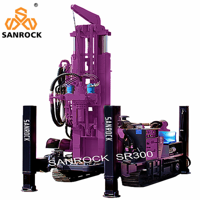 Máquina de perfuração de poços de água hidráulica para perfuração de poços de água profunda Torque de balanço 5700-7500N.m