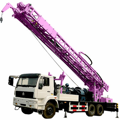 Equipamento de furo montado caminhão da perfuração da água de Rig With Compressor 1000m da broca do poço de água