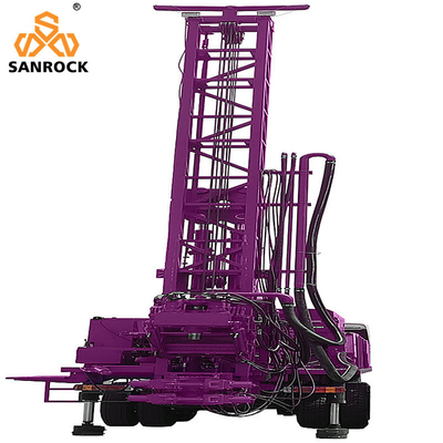 Equipamento de furo montado caminhão da perfuração da água de Rig With Compressor 1000m da broca do poço de água