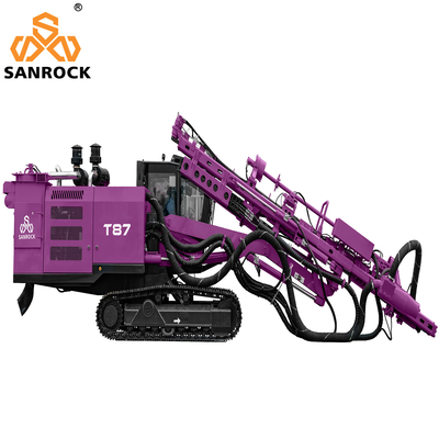 Esteira rolante profunda hidráulica de Rig Blast Hole 24m da perfuração do martelo superior que mina o equipamento de perfuração de DTH