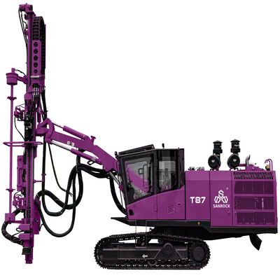 Perfuração superior de mineração Rig Hydraulic Borehole Drilling Equipment da esteira rolante do martelo