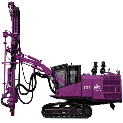 Esteira rolante profunda hidráulica de Rig Blast Hole 24m da perfuração do martelo superior que mina o equipamento de perfuração de DTH