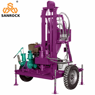 Equipamento de perfuração de poços de água portátil compacto