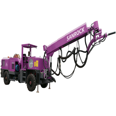Túnel subterrâneo Máquina automática de betão-betão hidráulica Jumbo