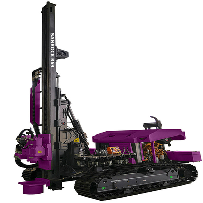 Motor de pilhas solares Máquina fotovoltaica Hidráulica Pilha de perfuração Rig Ground Screw Pillar Driver