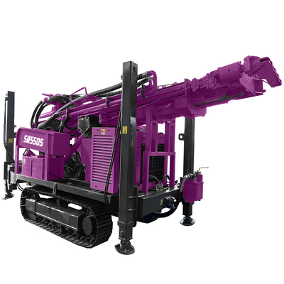 Máquina de perfuração de poços de água a diesel com bomba de lama Máquina hidráulica de perfuração de poços de água
