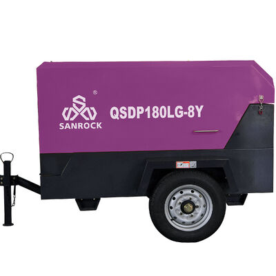 Compressor de ar de parafuso mini rotativo de alto desempenho Compressor de ar móvel de parafuso