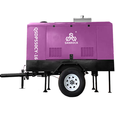 Compressor de ar de parafuso a diesel Mini Compressor de ar de parafuso rotativo