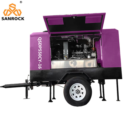 Máquina de compressão de ar de parafuso portátil