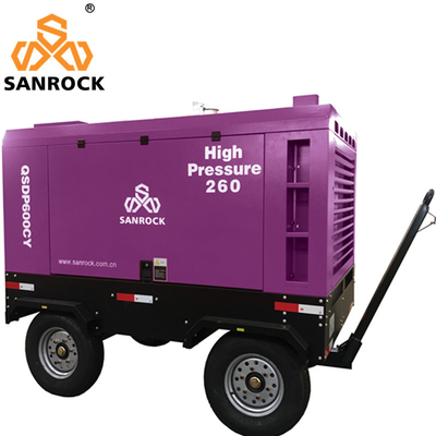 Equipamento para compressores a parafuso a diesel de alta pressão