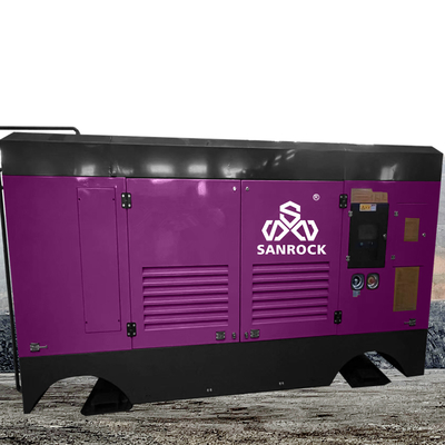 221KW Máquina de compressor de ar de parafuso diesel Alta pressão de água