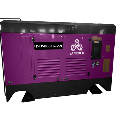 Máquina de compressor de ar de parafusos de mineração de alta pressão para compressor de ar diesel portátil