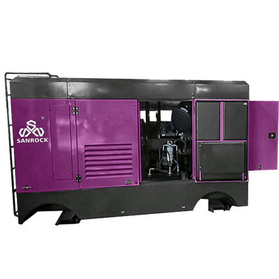 221KW Máquina de compressor de ar de parafuso diesel Alta pressão de água