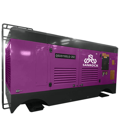 294KW Motor Diesel Parafusos de mineração Tipo compressor de ar Máquinas estacionárias