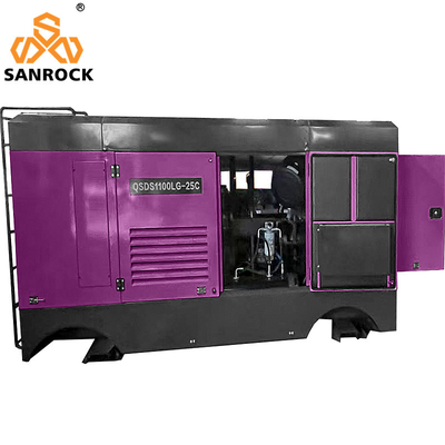 294KW Motor Diesel Parafusos de mineração Tipo compressor de ar Máquinas estacionárias