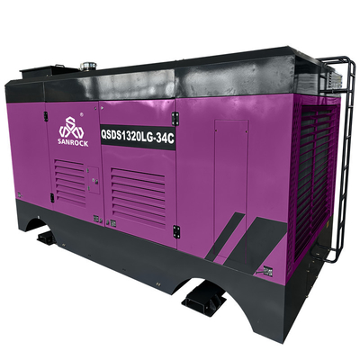 Compressor de ar de parafuso Máquina de compressor de ar de alta pressão Compressor de ar portátil Parafuso