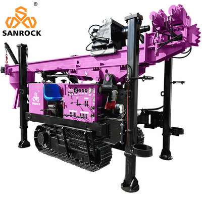 Máquina de perfuração de circulação inversa RC Crawler Rig de perfuração de exploração de núcleo hidráulico
