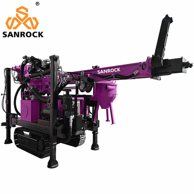 Máquina de perfuração de circulação inversa RC Crawler Rig de perfuração de exploração de núcleo hidráulico