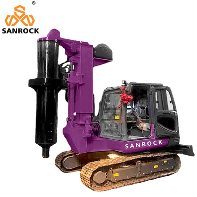Máquina de perfuração rotativa Auger Equipamento de construção Máquina de perfuração hidráulica rotativa