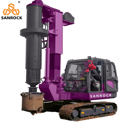 Máquina de perfuração rotativa Auger Equipamento de construção Máquina de perfuração hidráulica rotativa