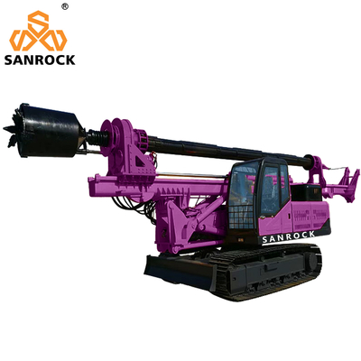 Equipamento de perfuração de poços rotativos Máquina de perfuração rotativa portátil hidráulica