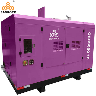 Máquina de compressor de ar de parafusos de mineração de alta pressão para compressor de ar diesel portátil