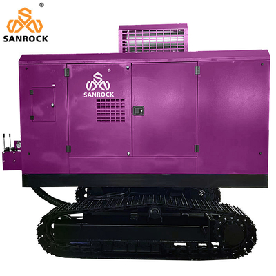 Compressor de ar de parafuso de rastreador Máquina de mineração Motor diesel Compressor de ar de parafuso rotativo