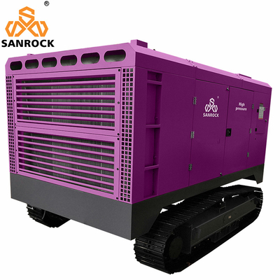 Compressor de ar de parafuso rotativo de mineração Máquina de compressor de ar diesel Compressor de ar portátil