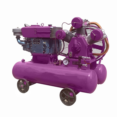 Compressor de ar de pistão industrial Compressor de ar portátil a motor diesel